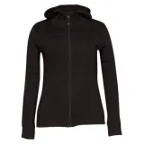 Женская кофта на молнии с капюшоном W8314-010 Black (XL)