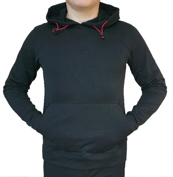 Куртка с капюшоном без молнии W8311-010 Black (XXL)
