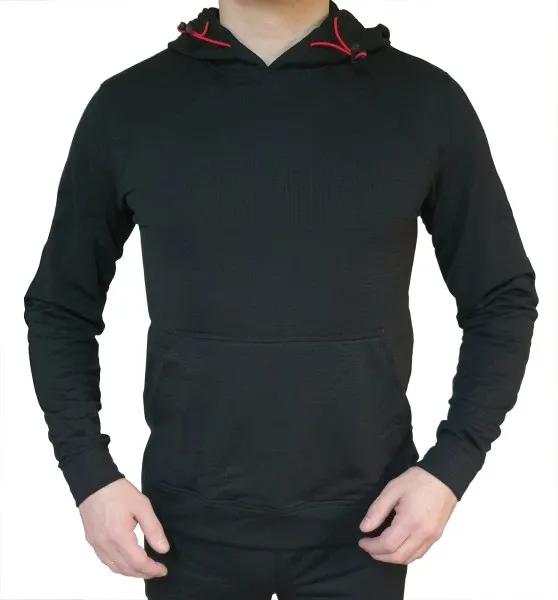 Куртка с капюшоном без молнии W8311-010 Black (XXL)