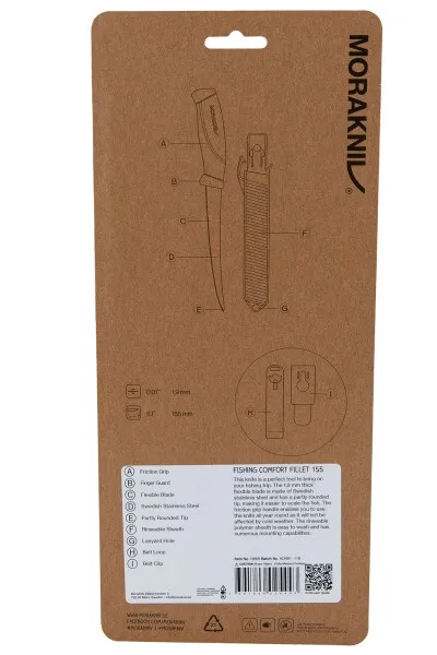 Нож Mora Fishing Fillet 155 (S) Green
