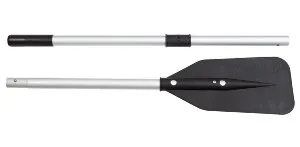 Весло для лодки (разборное), черное-светлая труба