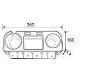 Подстаканник для складного кресла Folding, серый