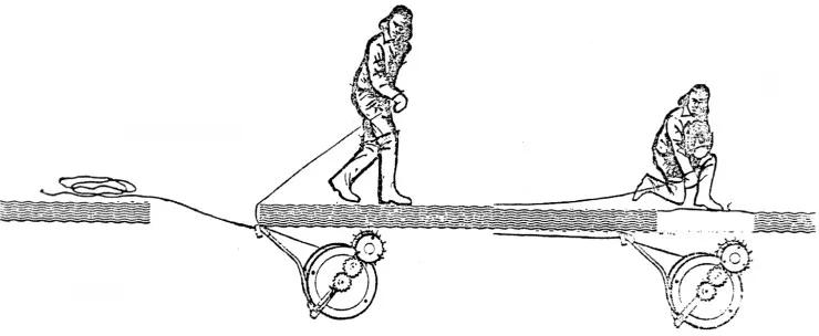 Лебедка для протягивания сетей
