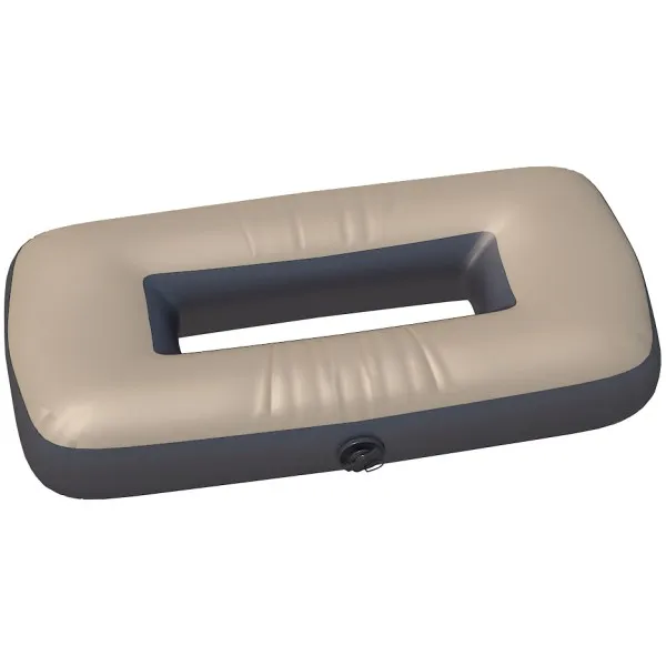 Сиденье надувное "овал" №3 85х43х20 см (Олива)