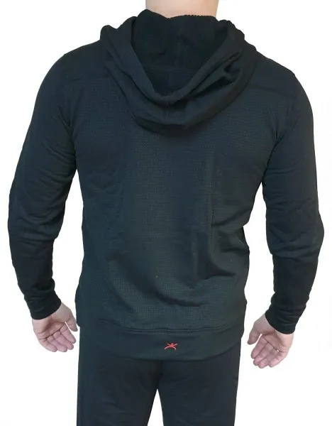 Куртка с капюшоном без молнии W8311-010 Black (XXL)