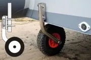 Транцевые колеса на лодку (110 - 140 kg)