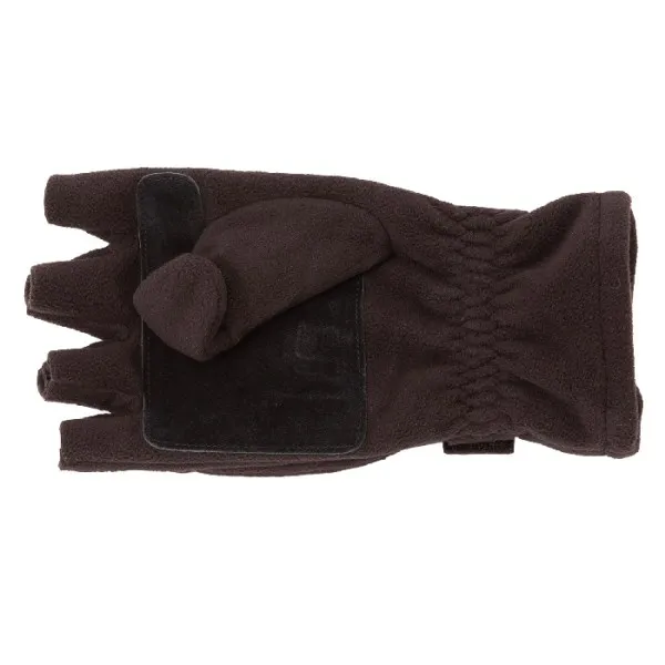 Перчатки с откидным верхом для рыбалки,черные