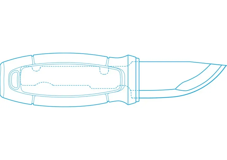 Нож Mora Eldris Blue