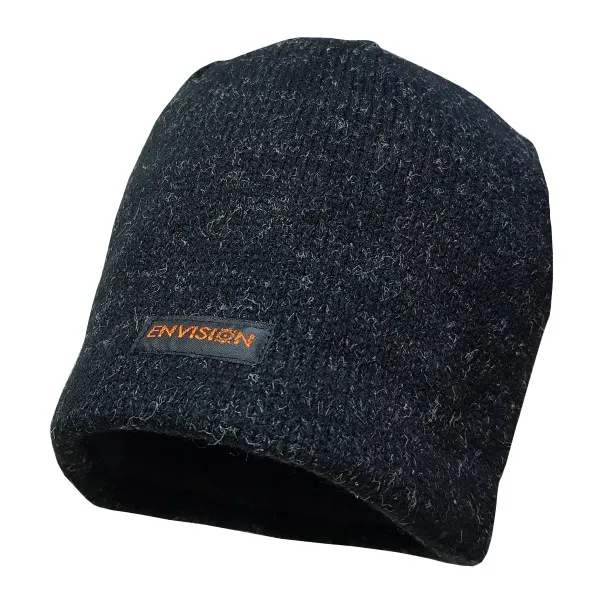 Шапка вязанная для рыбалки с подкладкой флис