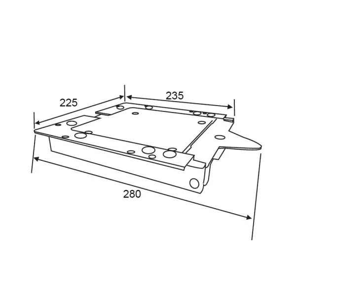 Переходник для крепления лодочного кресла