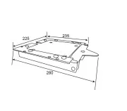 Переходник для крепления лодочного кресла