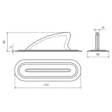Киль (плавник) (Черный)
