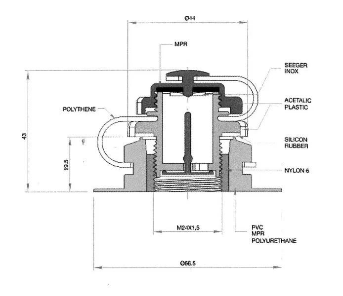 Воздушный клапан Bravo Boston VA-5/2
