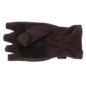 Перчатки с откидным верхом для рыбалки,черные