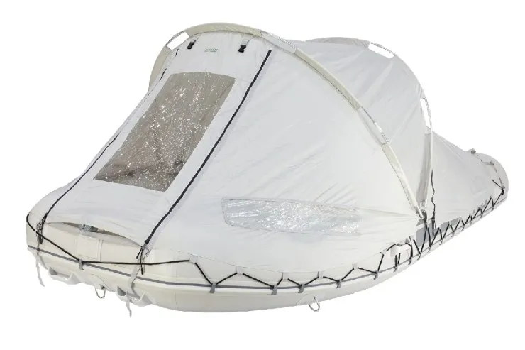 Стояночный тент на лодку HD  (185 х 290 см), серый