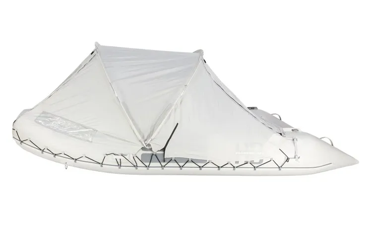 Стояночный тент на лодку HD  (185 х 290 см), серый