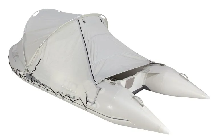 Стояночный тент на лодку HD  (185 х 290 см), серый