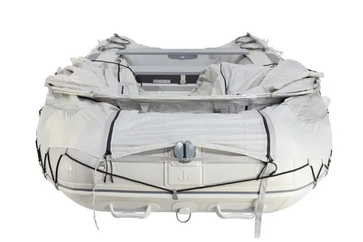 Стояночный тент на лодку HD  (185 х 290 см), серый