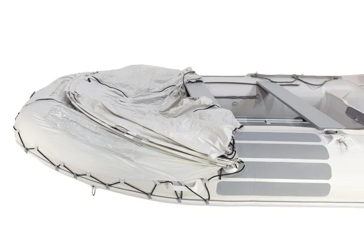 Стояночный тент на лодку HD  (185 х 290 см), серый