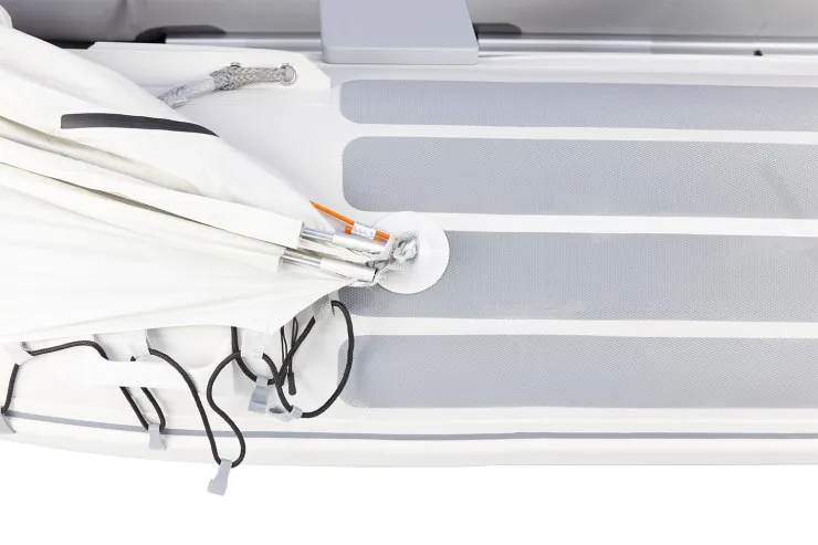 Стояночный тент на лодку HD  (185 х 290 см), серый