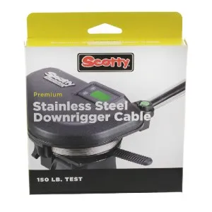 Трос даунриггера 68 кг*60 м с карабином