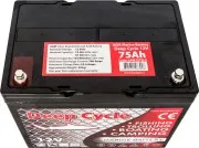 Тяговый аккумулятор для лодочного электромотора Marine Deep Cycle AGM 75Ah 12V
