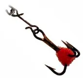 Тройник для рыбалки с каплей №2 (набор)