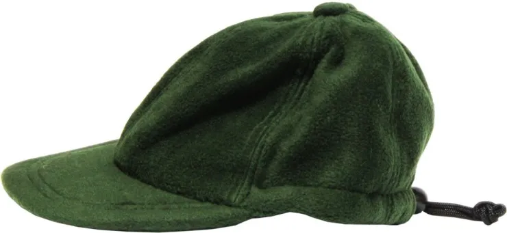 Кепка для рыбалки флисовая,зеленая