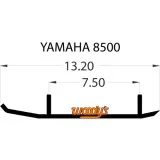 Коньки для лыж снегохода Yamaha TYV4-8500