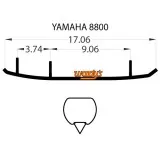 Коньки для лыж снегохода Yamaha TYV4-8800