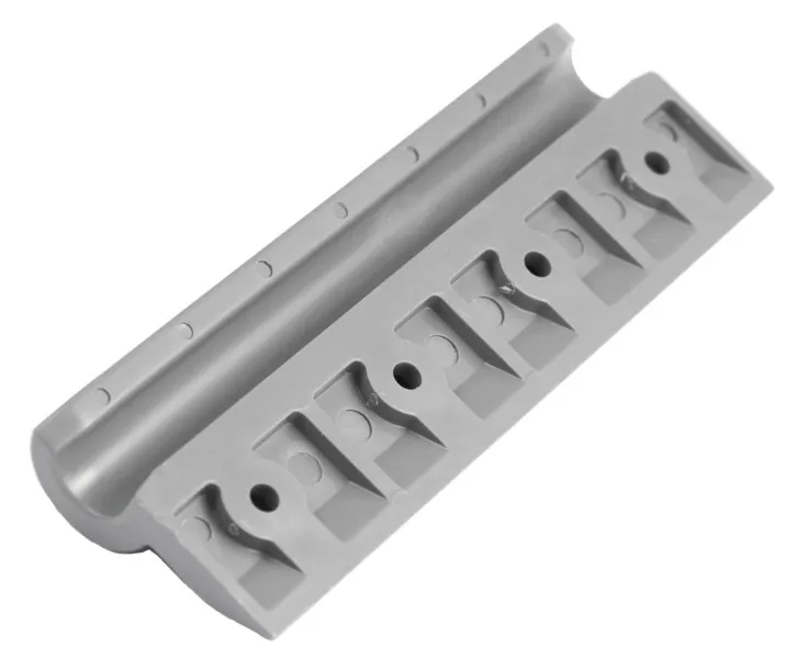 Уголок крепления сиденья пластиковый (передвижной) - 4 отв (Черный)