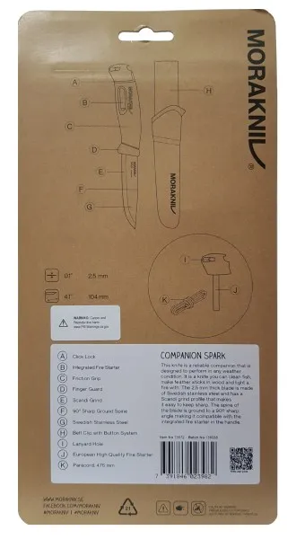 Нож Mora Companion Spark (S) Blue