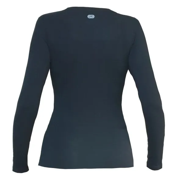 Женская кофта с вырезом W8544-010 Black (XL)