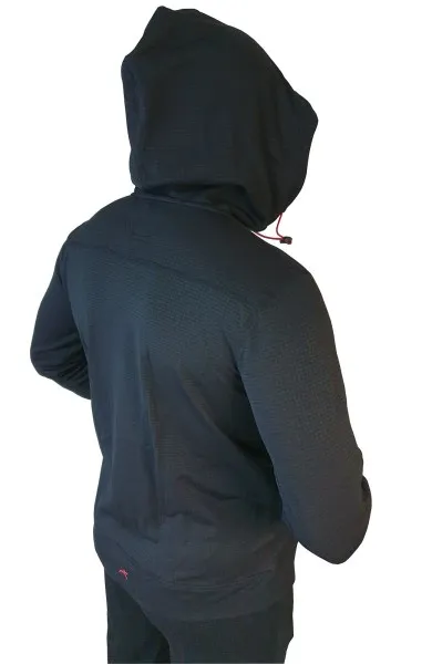 Куртка с капюшоном без молнии W8311-010 Black (XXL)