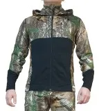 Куртка с капюшоном на молнии W8621-230 Black+RealTree (XXL)