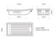 Сани волокуши рыбацкие Otter Outdoors (140*69*33)