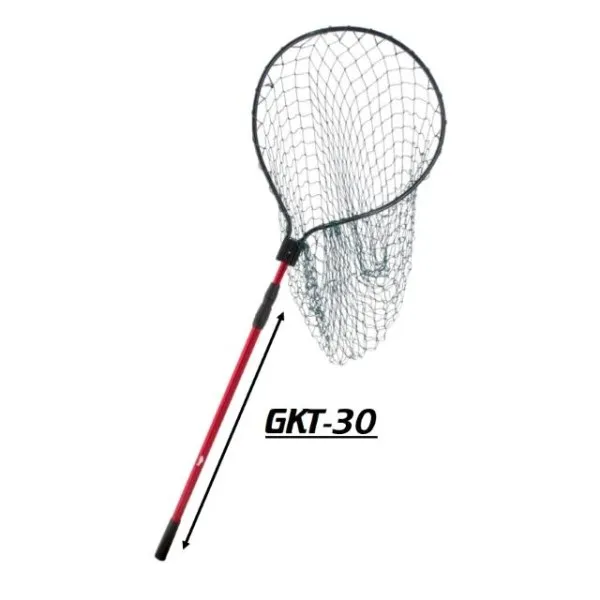 Подсачек телескопический с капроновой сеткой 58*50 см