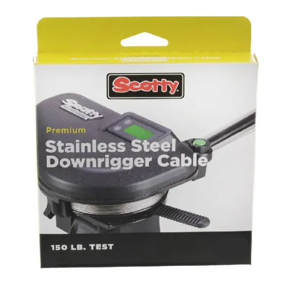 Трос даунриггера 68 кг*60 м с карабином