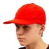 Кепка для рыбалки флисовая,красная