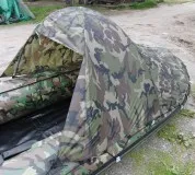 Тент 2Д на лодку 360-390 c отверстием (Камо)