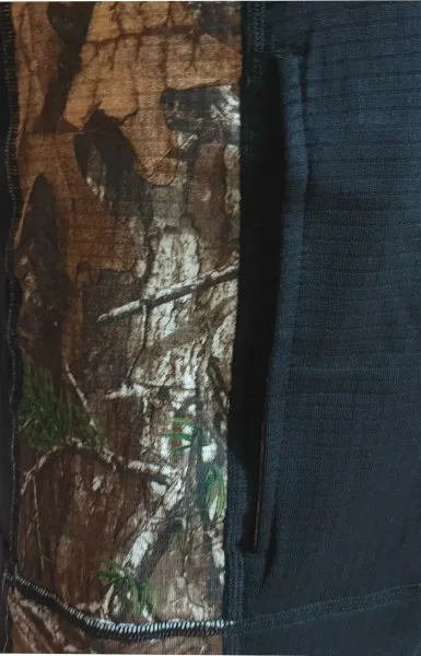 Куртка с капюшоном на молнии W8621-230 Black+RealTree (XXL)