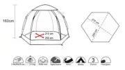 Зимняя палатка-зонт Ice Igloo 3 (20 сек.)