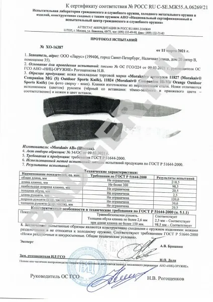 Нож Mora Companion (S) MG 
