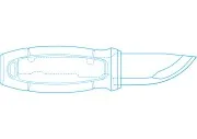 Нож Mora Eldris Blue