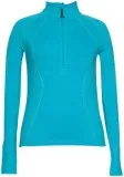 Женская кофта с воротом на молнии W8312-403 Blue (бирюзовый) (XL)