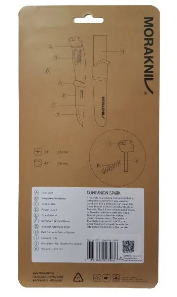 Нож Mora Companion Spark (S) Red