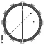 Дисков сцепления 