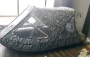 Ходовой тент-палатка для лодки Флагман 380 / 380 L, водонепроницаемый