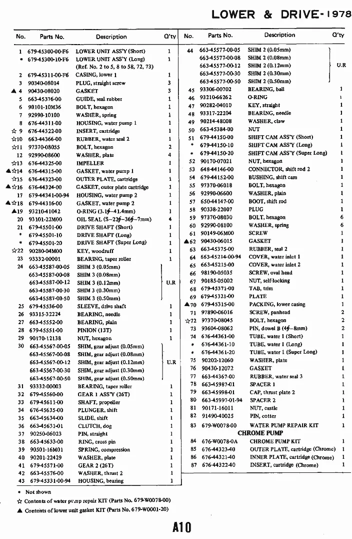 Нижний корпус и привод