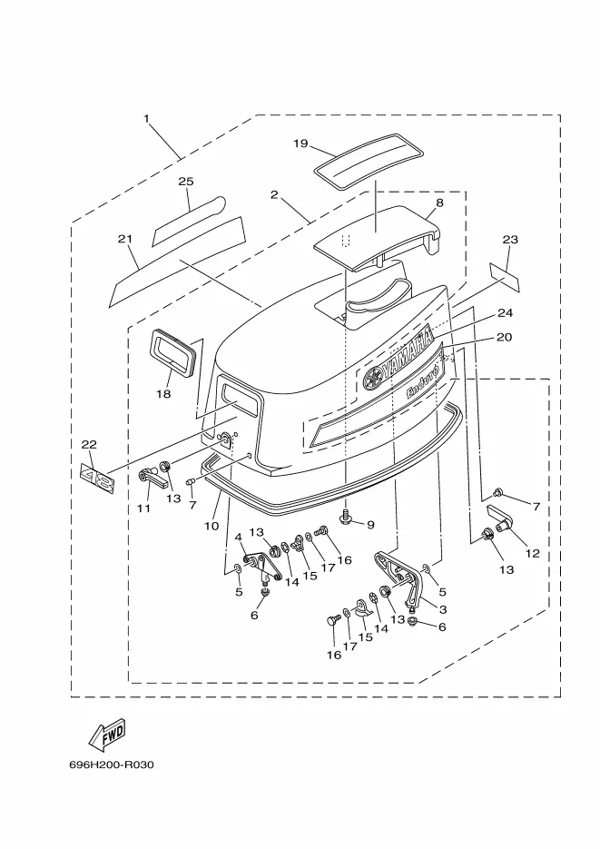 Обтекатель верхний 2